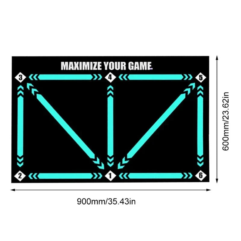 Durable Non-Slip Football Training Mat - image 3