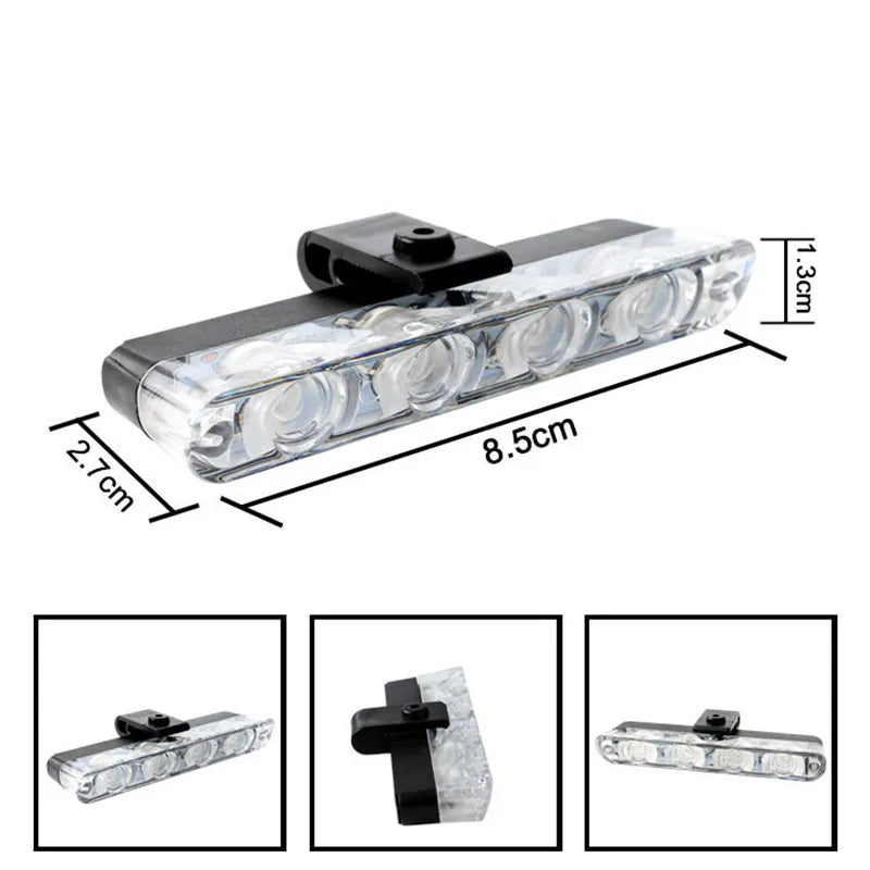 NNEOBA Car Front Grille Emergency Strobe Lights LED