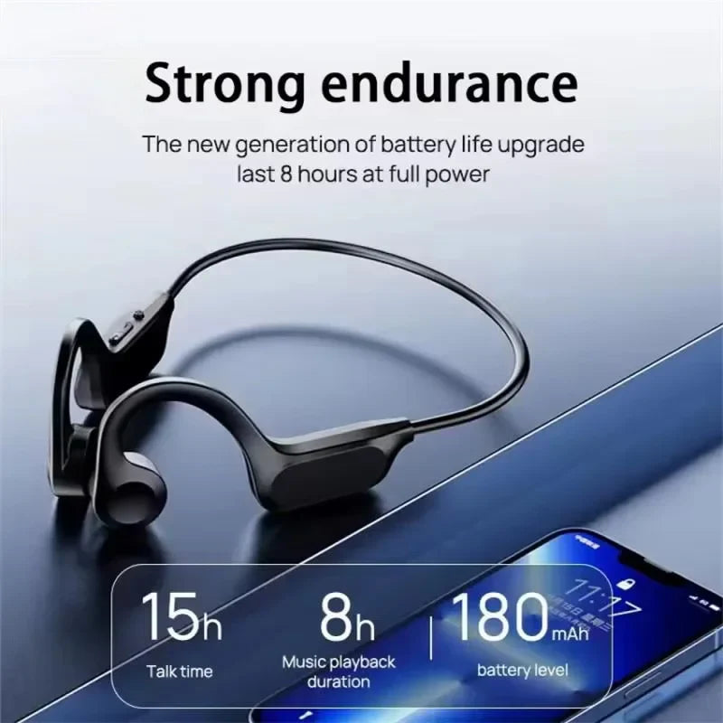 NNEOBA Bone Conduction Wireless Bluetooth Earphones
