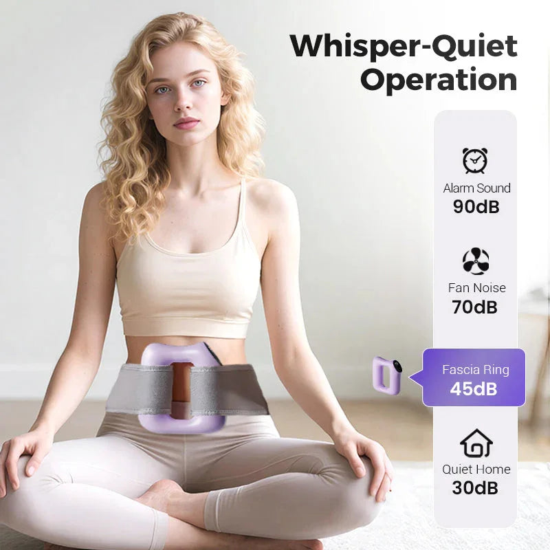 Multifunctional Fascia Massage Ring with Belt Purple