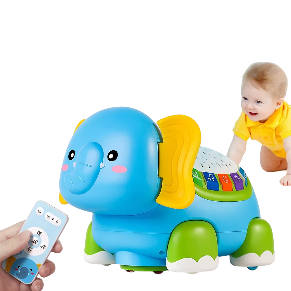 Baby Crawling Toys Musical Elephant - image 3