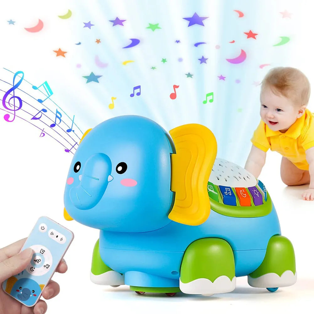 Baby Crawling Toys Musical Elephant - image 4