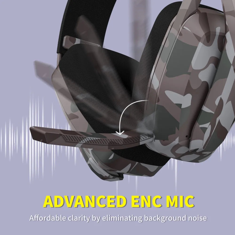 Wireless Gaming Headset with Mic Camouflage - image 5