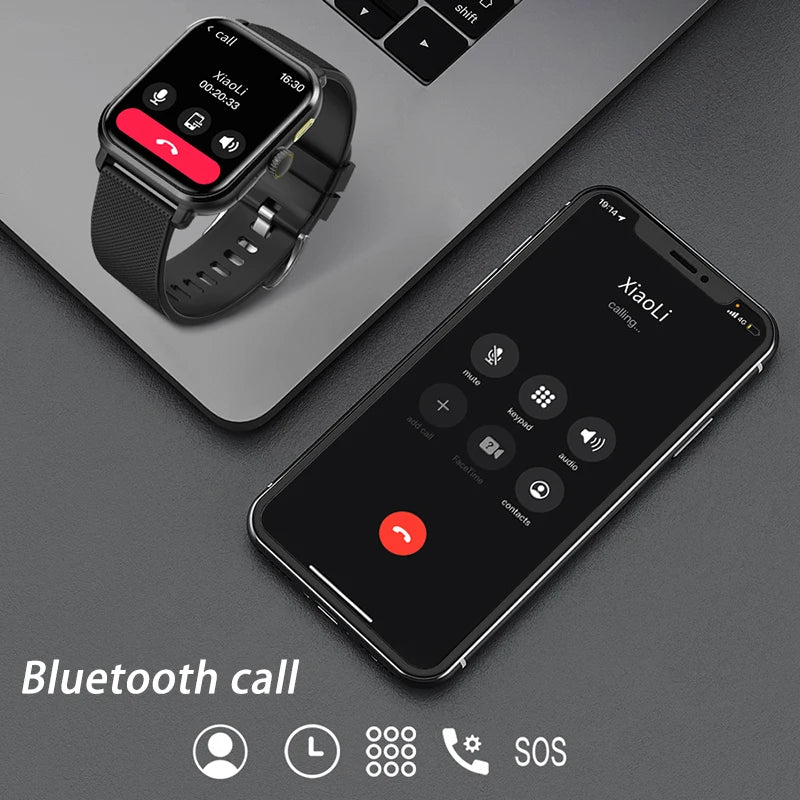 Smart Bluetooth Fitness Tracker Watch with Voice Assistant and Magnetic Charging - image 2