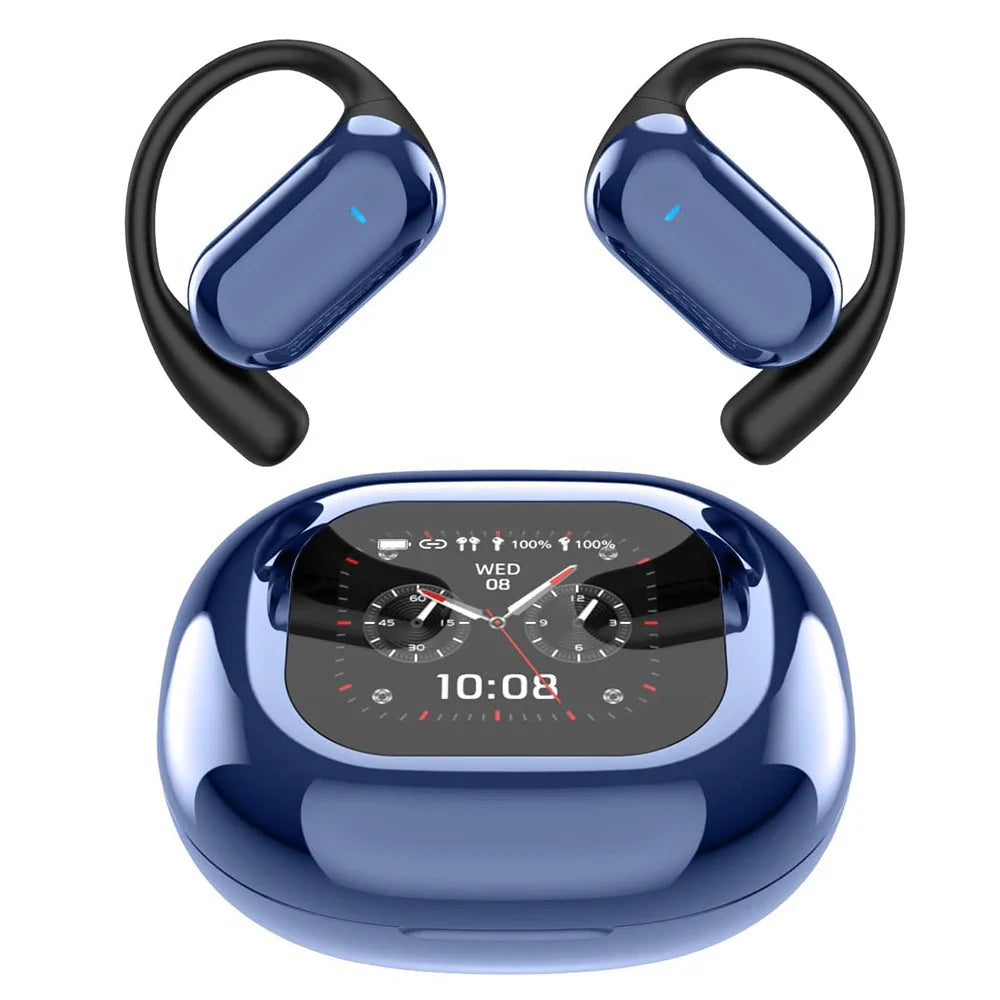 AI Real-Time Translation Wireless Earbuds Blue - image 2