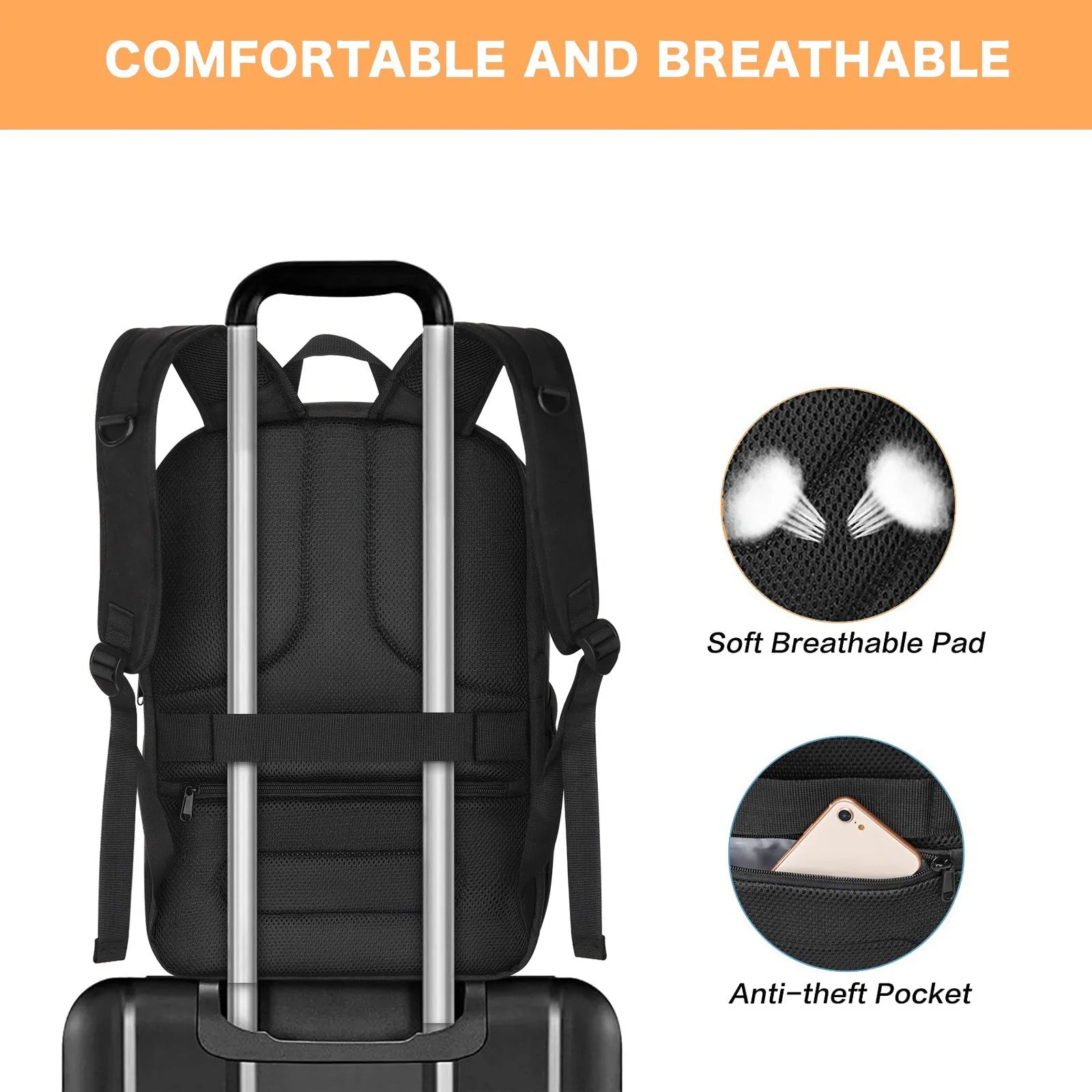 NNEOBA Waterproof Photography Backpack Black