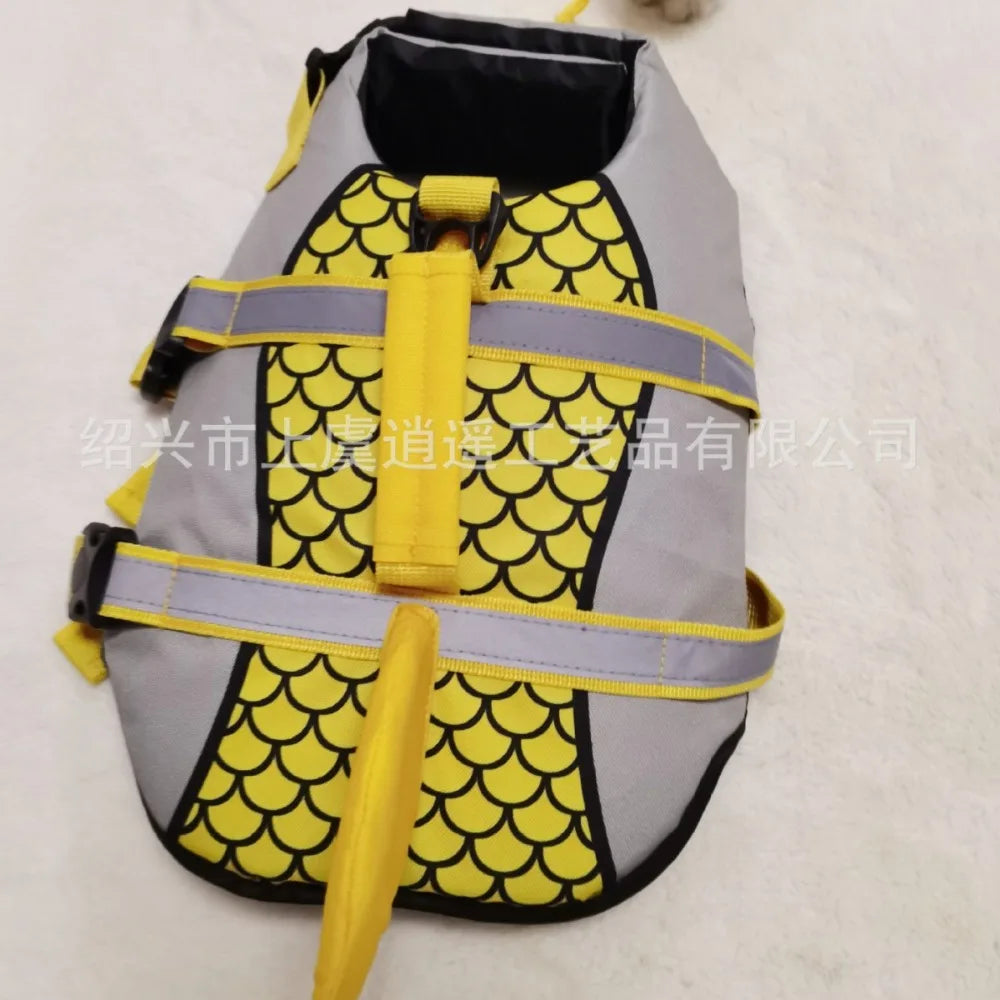 Shark Dog Life Jacket Enhanced Buoyancy Vest