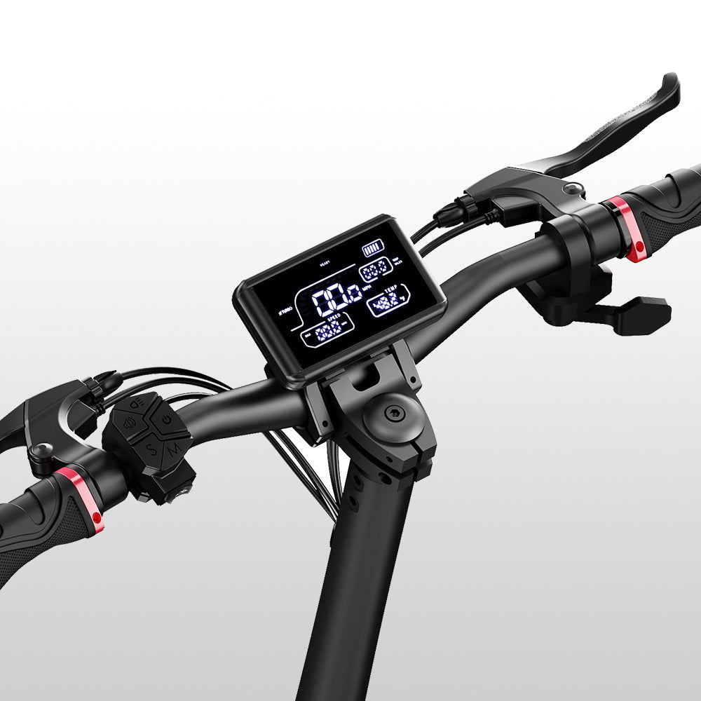 Primal 9 Electric Scooter 1600W Dual Motor All-Terrain Off Road Lithium 60km Range-Black/Red - image 5