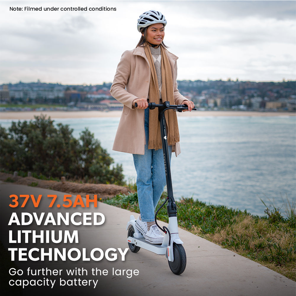 Synergy 5 MkII 400W Electric Scooter-with Suspension-for Adults-White - image 5