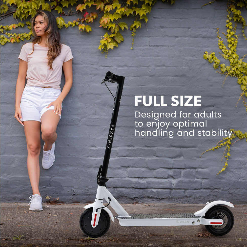 Synergy 5 MkII 400W Electric Scooter-with Suspension-for Adults-White - image 2