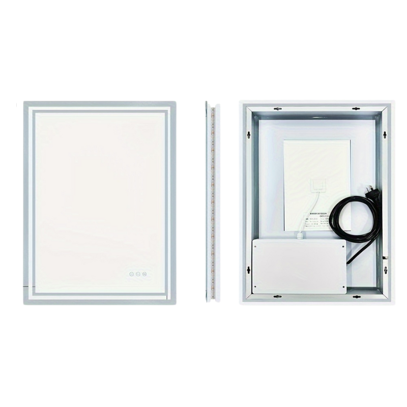 NNETMWF LED Backlit Bathroom Mirror 600x800mm