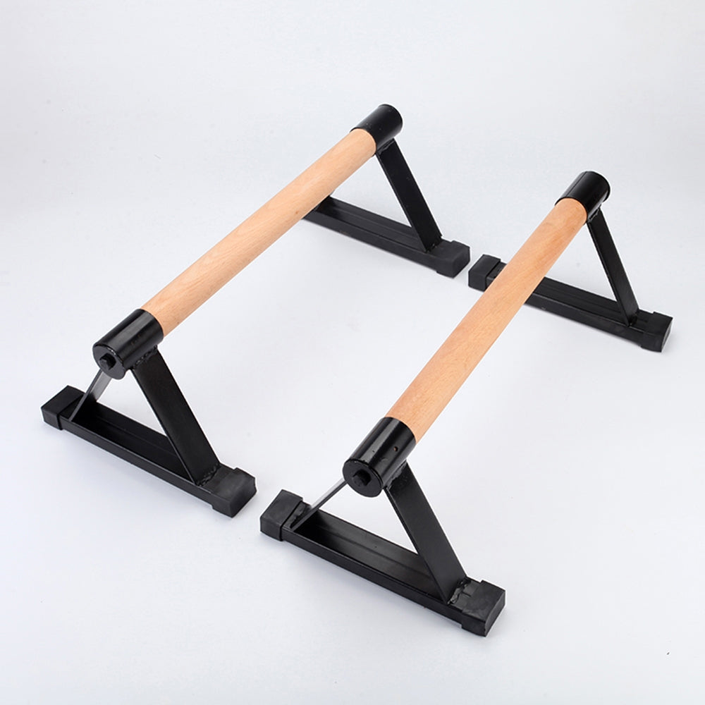 1 Pair Parallettes Set Push-up Parallel Bar Stretch Double Rod Stand Fitness - image 3