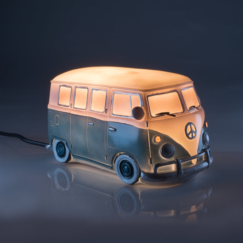 NNEDSZ Blue Metal Look Combi Table Lamp