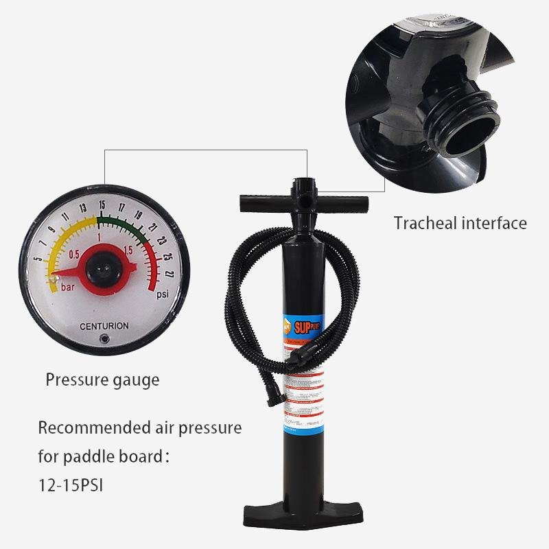 Manual Hand SUP Pump for Air Tracks Inflatable Mattresses Toys Mats - image 3
