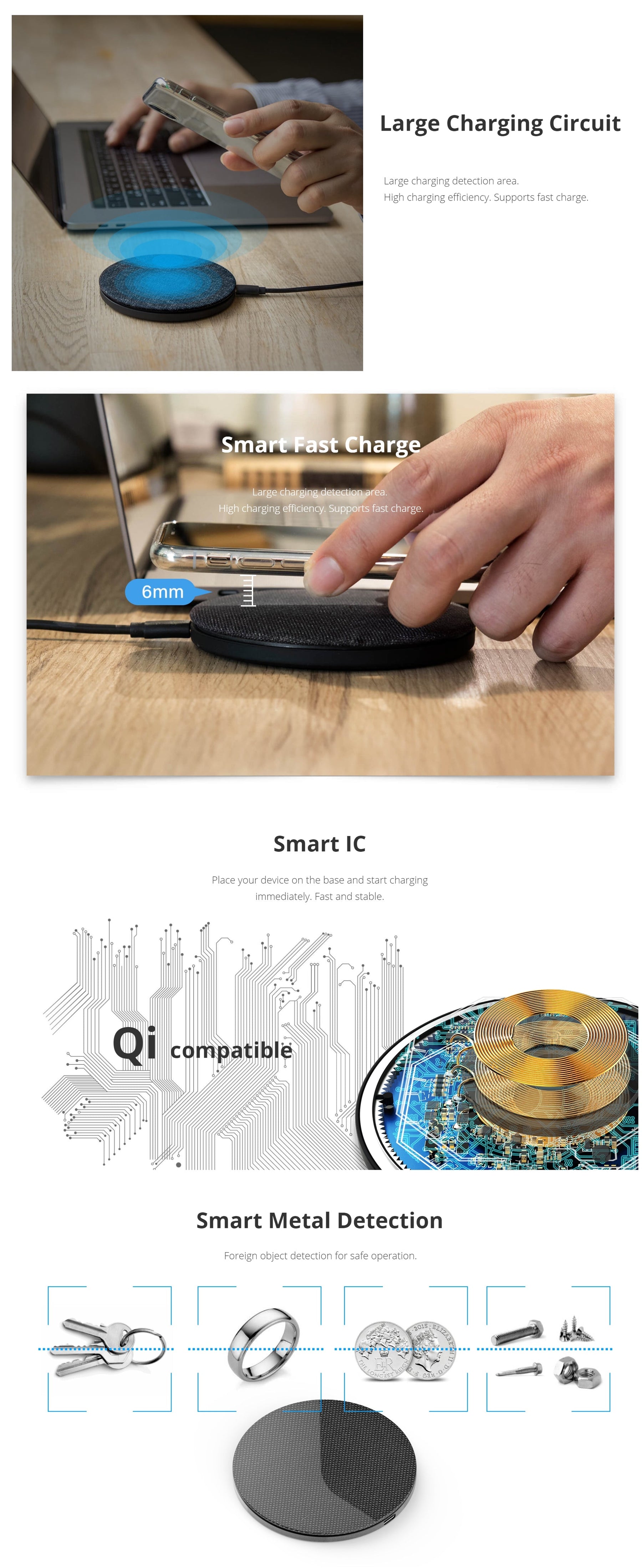 Photofast AirCharge Qi Compatible 10W Fast Charge (SKU:AC8000) - image 4
