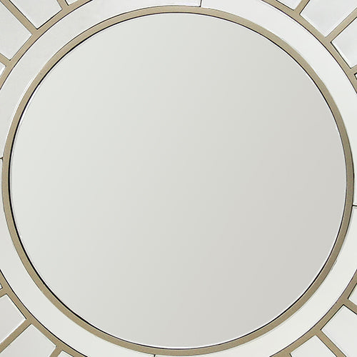 NNEDSZ Wall Mirror MDF Silver Clear Image Lightweight MRR-02