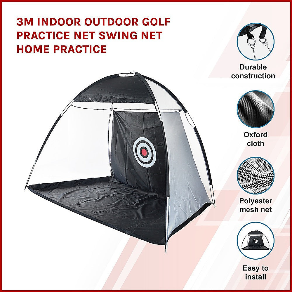 NNEDSZ 3m Indoor Outdoor Golf Practice Net Swing Net Home Practice