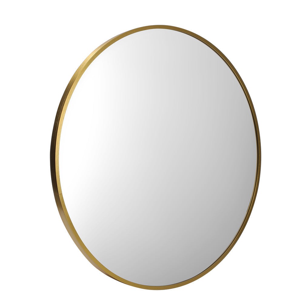 NNEED 60cm Wall Mirrors Round Gold
