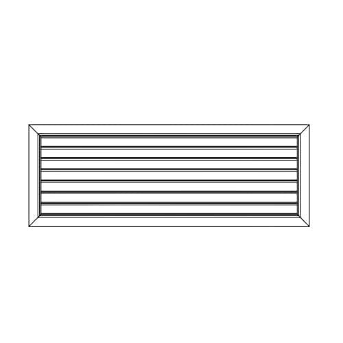 Pack of 4 Ductsure Door Relief Vent Grille Aluminium DG-A 300200