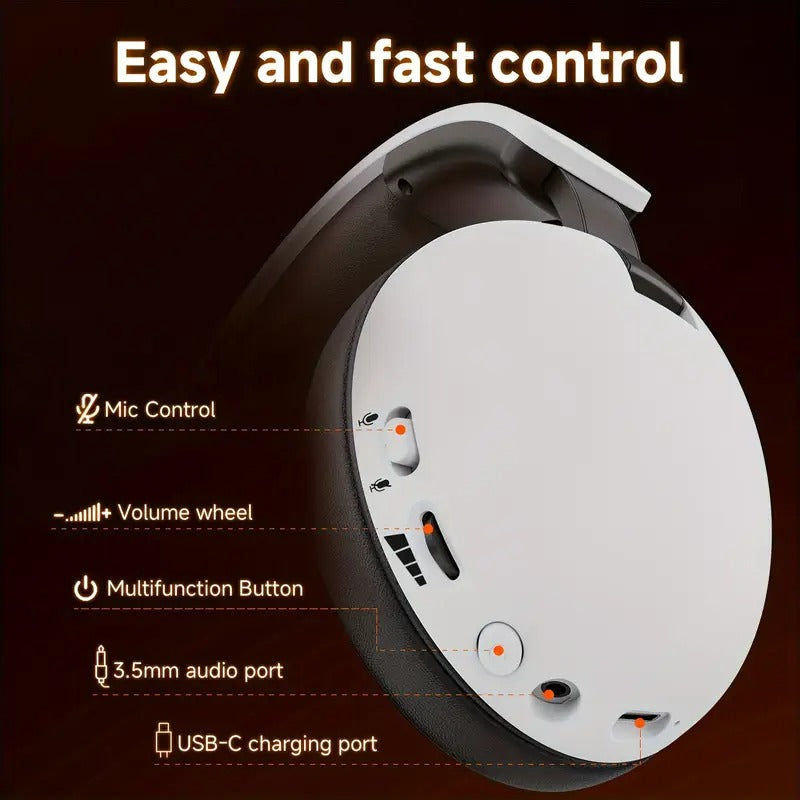 Wireless Bluetooth Over-Ear Headphones with ANC Microphone - image 3