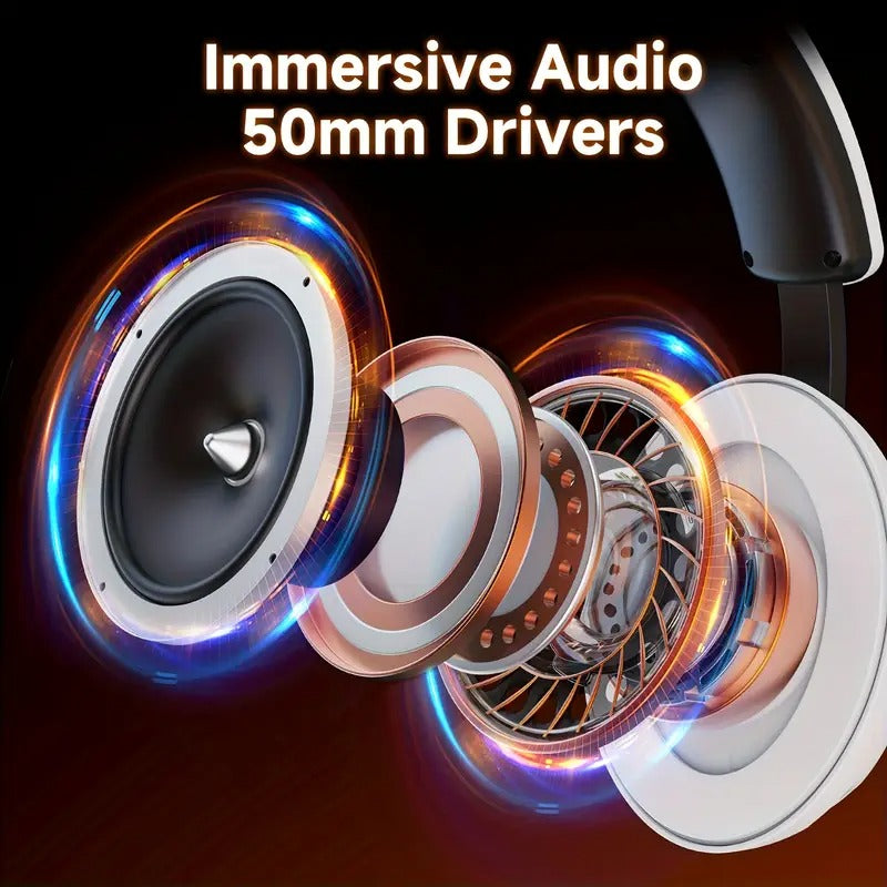 Wireless Bluetooth Over-Ear Headphones with ANC Microphone - image 4