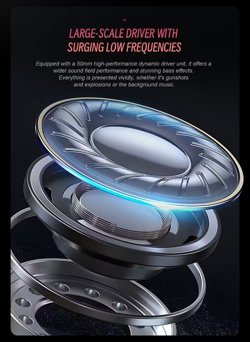 Surround Bass Gaming Headphones with LED and Mic - image 5