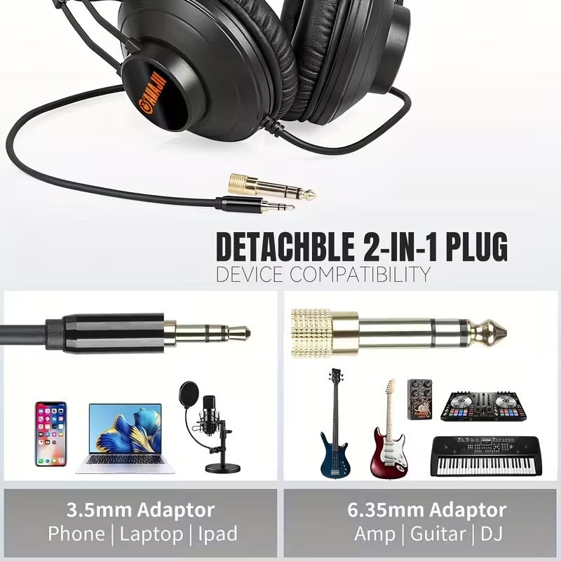 Wired Studio Monitor Headphones for Recording - image 2