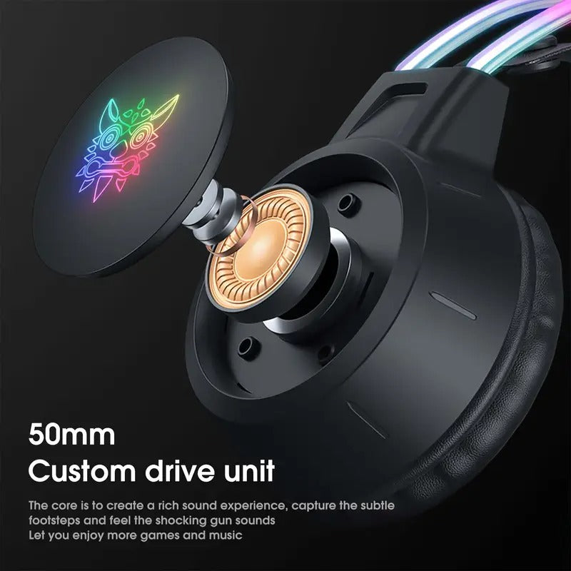 Gaming Headset with Detachable Cat Ear Microphone - image 4