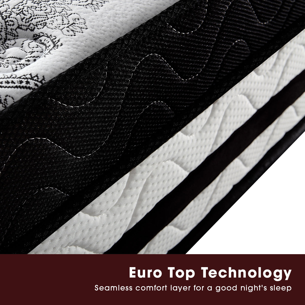 Laura Hill King Mattress with Euro Top - 34cm - image 3