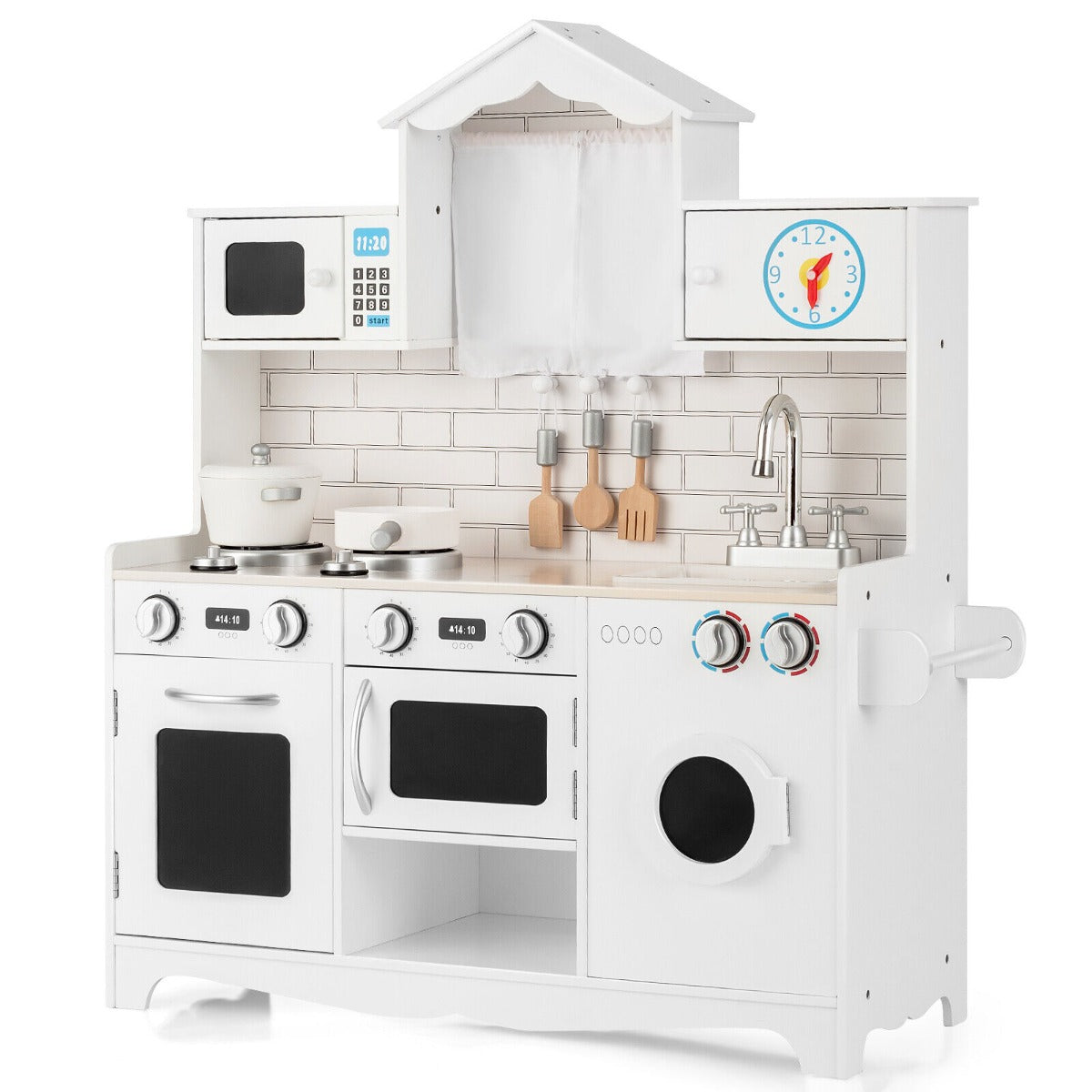 Pretend Kitchen Toys with Washing Machine - image 4