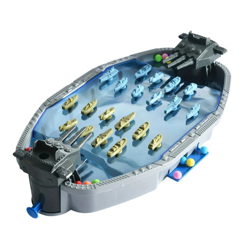 Navy Battleship Game 2-Player Shooting War Board - image 3