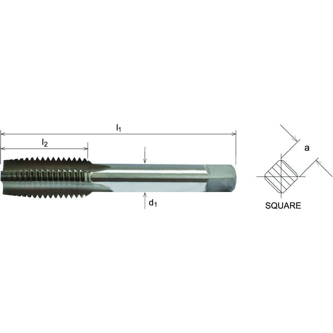 Somta Series 511 - HSS Straight Flute Short Hand Taper (First Tap) MF33 x 3mm - image 4
